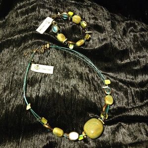 Premier Designs Island Girl Necklace & Bracelet
